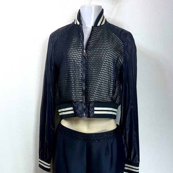 (N5) Members Only Women's Full-Zip Mesh Windbreaker Jacket, Lightweight, Size S - Picture 1 of 12